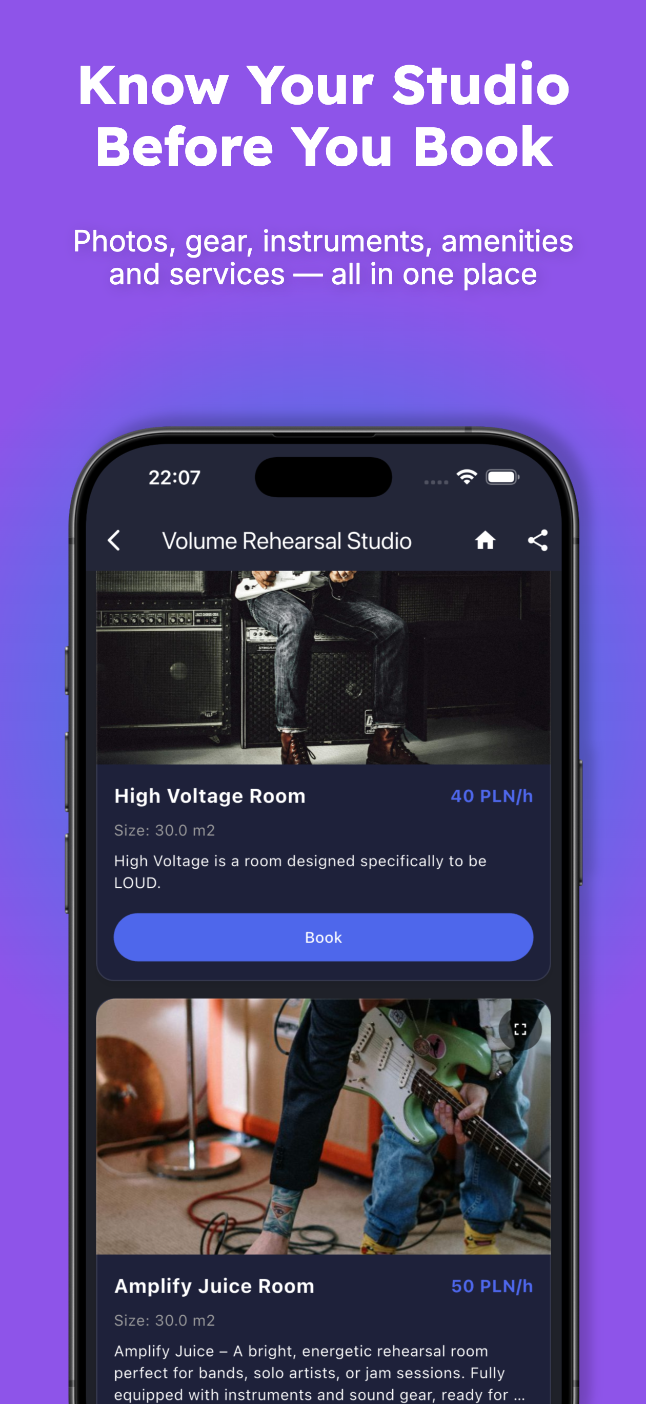 Band Space mobile screen 4