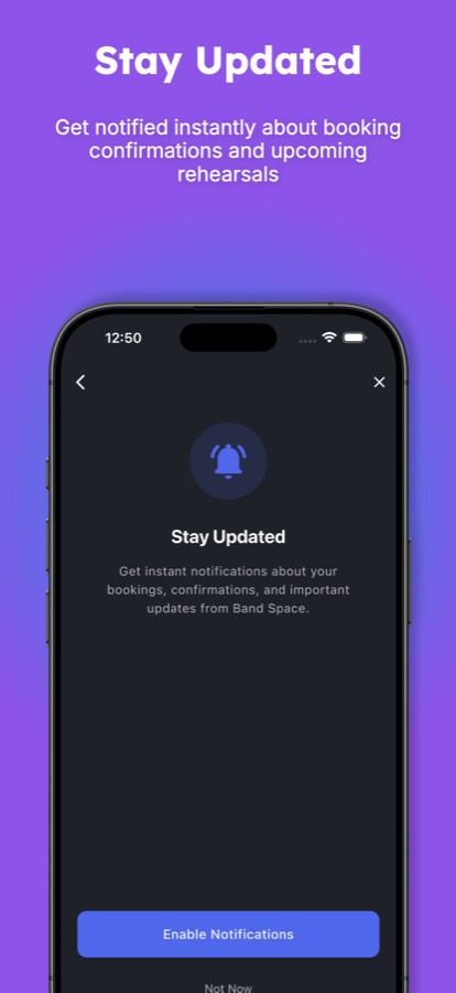 Band Space mobile screen 8