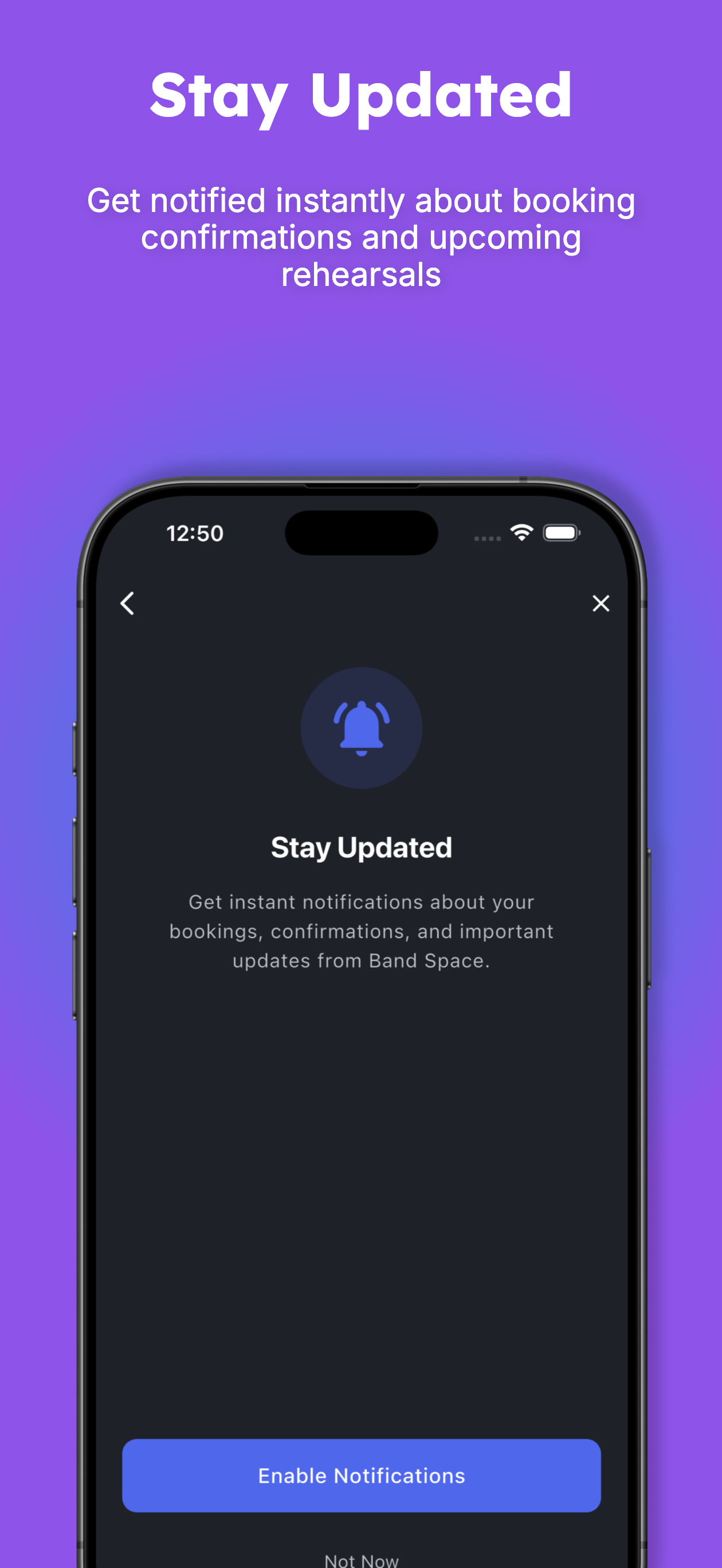 Band Space mobile screen 8